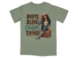 Boots and Bling Cowgirl Thing Tee thumbnail 5