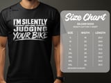 I’m Silently Judging Your Bike | Bike Shirt thumbnail 15