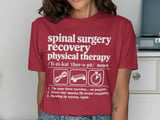 Spinal Surgery PT Recovery Tee thumbnail 6