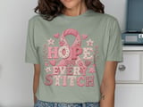 Hope In Every Stitch Faux Patchwork Tee thumbnail 11