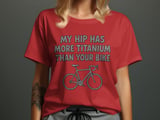 Titanium Hip Sweatshirt, Funny Post Surgery Gift, Bike Humor Sweatshirt, Orthopedic Sweatshirt, Titanium Parts Sweatshirt, Surgery Recovery thumbnail 5