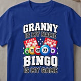 Granny Is My Name Bingo T-Shirt thumbnail 3
