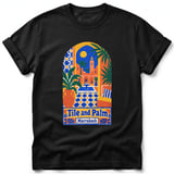 Tile and Palm ~ Comfort Colors Premium Tee thumbnail 1