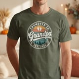 Promoted to Grandpa Est 2026 Tee thumbnail 5