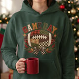 Game Day Sweatshirt Vintage Fall Football Hoodie Coquette Patchwork Football Shirt Cute Tailgate Tote Bag Autumn Gameday Mom Gift thumbnail 15