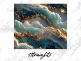 20 oz Skinny Tumbler Wrap Sublimation Design, Gold Marble Tumbler Digital, Straight and Tapered Wrap png, Abstract Tumbler thumbnail 3