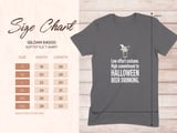 Low Effort Halloween Beer Drinking Tee thumbnail 5