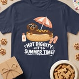 Hot Diggity Dachshund Summer Tee thumbnail 3