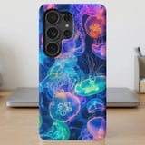Bioluminescent Jellyfish MagSafe® Phone Case thumbnail 1