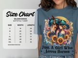 Horse Lover T-Shirt, Cowgirl Shirt, Floral Horse Tee, Horse Girl Gift, Sunflower Horse Lover, Horseback Riding Shirt, Western T-Shirt thumbnail 7
