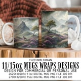Ethereal Highland Stag Digital Size Bundle Png thumbnail 4