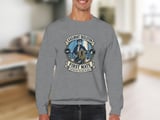 Sailboat Skeleton First Mate Sailing Crewneck Sweatshirts Nautical Sailor Boat Deck Rope Graphic thumbnail 15