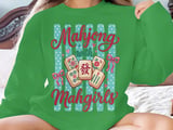 Mahjong With Mahgirls Graphic Print, Cute Coquette Mahjong Game Night Art, Grandmillennial Tiles Design, Best Friend Girls Trip Gift thumbnail 15