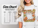 Pickleball Comfort Colors Shirt, Let's Dink Ghouls, Vintage Graphic Tee, Retro Halloween Ghost Dink Paddle Apparel thumbnail 15
