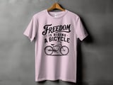 Freedom Is Riding a Bicycle | Beach Cruiser T-Shirt thumbnail 11