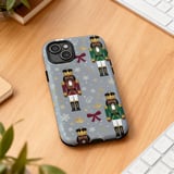 Blalck Nutcracker iPhone Case: Holiday, Protective, Winter, Gift, Christmas Decor thumbnail 2