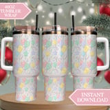 Balloon Digital Pattern, Party Balloons, Star Balloons, Digital Bundle, Celebration Pattern, Birthday Balloons, Colorful Pattern, Digital thumbnail 10