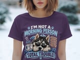 Not A Morning Person Husky Tee thumbnail 2