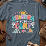 Whimsical Grandma Camp 2026 Tee thumbnail 3