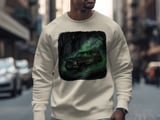 Grand Wagoneer T-Shirt, Ghost Driver Tee, Spooky Car Shirt, Halloween Jeep Apparel, Classic Car Gift, Automotive Enthusiast Gift thumbnail 4