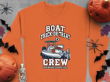 Boat Trick Or Treat Crew Dockside Candy Run Halloween Boating Graphic Crewneck Sweatshirts thumbnail 9