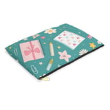 Cute Stationery Pattern Backpack, Kawaii Aesthetic Spiral Notebook, Accessory Pouch, Back to School Gift for Her thumbnail 13
