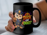 Trick Or Ticket Police Owl Mug thumbnail 11