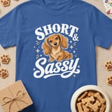 Short & Sassy Longhaired Doxie T-Shirt thumbnail 3