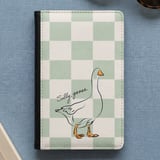 Silly Goose Checkered Passport Cover thumbnail 1