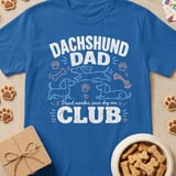 Dachshund Dad Club Tee thumbnail 2