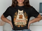 Purrfectly Spooky Ghost Cat Tee or Sweatshirt thumbnail 21