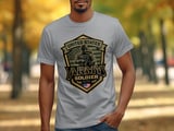 United States Army Soldier T-Shirt | Patriotic Military Veteran Apparel | American Flag Support Tee | Grunge Army Style Gift for Him thumbnail 6