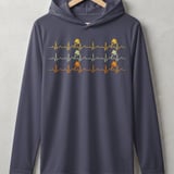 Pickleball Sport-Tek Performance Hood, Pickleball Heartbeat Lifeline Paddle Pulse, Lightweight Hoodie thumbnail 2