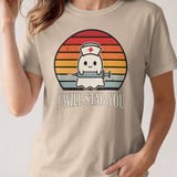 I Will Stab You Nurse Ghost Tee thumbnail 7