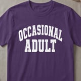 Occasional Adult Collegiate T-Shirt thumbnail 2