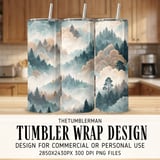 Digital Pattern Bundle, Watercolor Forest, Trees, Clouds Digital Download, Printable Digital Paper, Scrapbook Paper, Commercial Use, Digital thumbnail 2