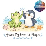You're My Favorite Flipper Clipart thumbnail 1