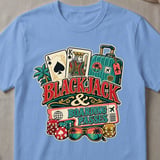 Blackjack & Boarding Passes T-Shirt thumbnail 4