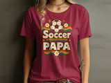Retro Soccer Papa Tee thumbnail 3