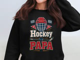 Hockey Papa Tee or Sweatshirt thumbnail 15