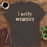 I Write Memoirs Softstyle Tee thumbnail 2