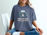 Hands That Care Heart That Prays Tee thumbnail 3