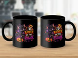 I'd Rather Be The Villain Black Cat Mug thumbnail 2