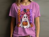 Cute Pink Bow Ghost Tee thumbnail 1
