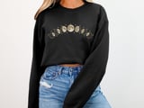Celestial Moon Phases Sweatshirt thumbnail 3