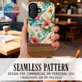Tropical Hibiscus Digital Wallpaper thumbnail 2