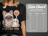 Halloween French Bulldog Mummy Sweatshirt, Cute Dog Ghost Pumpkin Fall Apparel, adult and kid size t-shirts thumbnail 7
