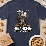 Best Grandma Ever Dachshund Tee thumbnail 3