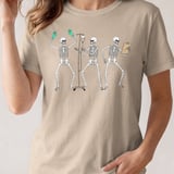 Dancing Skeleton Nurse Tee thumbnail 7