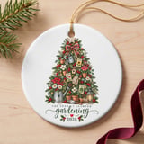 Gardener Christmas Ornament 2026, The Year I Learned Gardening Keepsake, Cottagecore Botanical Tree Decor, Plant Lover Holiday Gift thumbnail 6